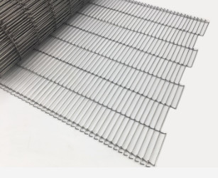 304SS alimento soldado Mesh Belt Wire Fabric para o transporte de corrente da escada