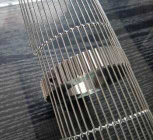 A galinha soldada galvanizou o fio soldado de aço inoxidável Mesh Belt