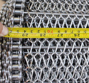 O equilíbrio tece SUS304 o fio tecido SS Mesh Fabric Conveyor Belt