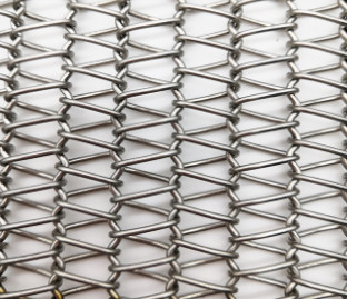 O equilíbrio tece SUS304 o fio tecido SS Mesh Fabric Conveyor Belt