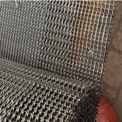 O produto comestível Diamond Mesh Steel Mesh cobre a correia transportadora para o forno