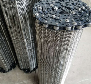 O produto comestível Diamond Mesh Steel Mesh cobre a correia transportadora para o forno