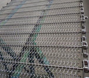 O produto comestível Diamond Mesh Steel Mesh cobre a correia transportadora para o forno