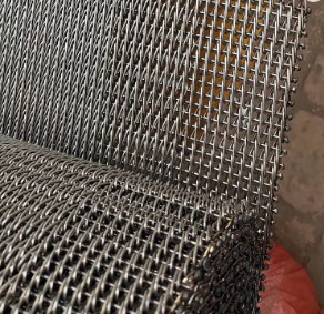 O produto comestível Diamond Mesh Steel Mesh cobre a correia transportadora para o forno