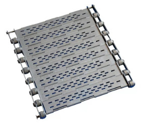 Relação de aço inoxidável feita sob encomenda de Mesh Belt Plate Slat Conveyor da corrente