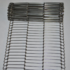 Calor personalizado que resiste a correia lisa de Flex Wire Oven Food Mesh que cerca Rolls