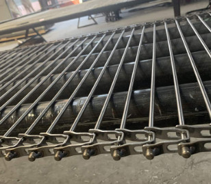 MS de aço inoxidável equilibrado dobro Wire Mesh da correia SS201 transportadora