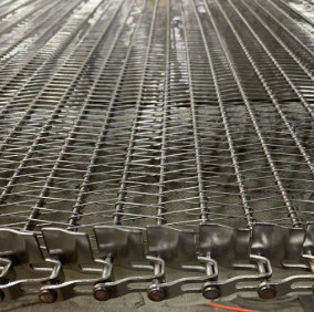 MS de aço inoxidável equilibrado dobro Wire Mesh da correia SS201 transportadora