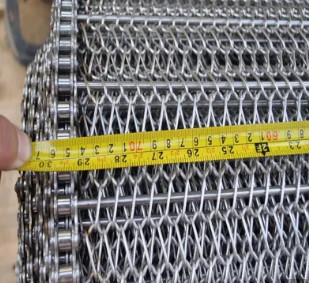 A sarja espiral de aço inoxidável da correia do congelador holandesa tece a rede de arame