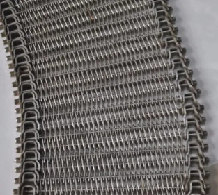 A espiral da corrente do metal holandesa tece a correia de Mesh Wire Fabric For Conveyor