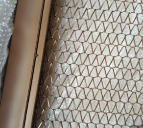 Corrente espiral decorativa Mesh Belt Architectural Mesh Panels do fio