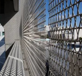 Corrente espiral decorativa Mesh Belt Architectural Mesh Panels do fio