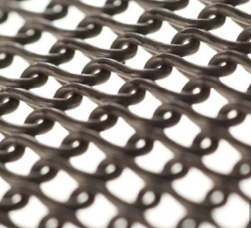 Uni transporte Mesh Link For Baking da correia movimentação de corrente 316SS