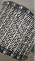 Corrente modular de aço inoxidável Mesh Belt de Unichain 1.2mm 1.4mm