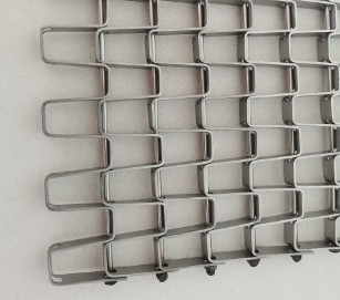 Correia de aço inoxidável de Mesh Metal For Food Conveyor do fio do composto do favo de mel