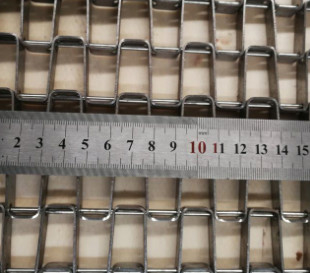 Fio liso Mesh For Bakery da correia de Flex Enrobe Stainless Steel Conveyor