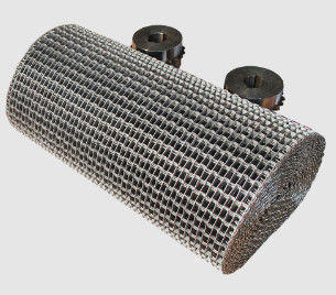 Cinturão de malha de aço inoxidável de proteção lateral personalizado comprimento do cinto personalizado largura ou diâmetro adequado para processos de tratamento térmico