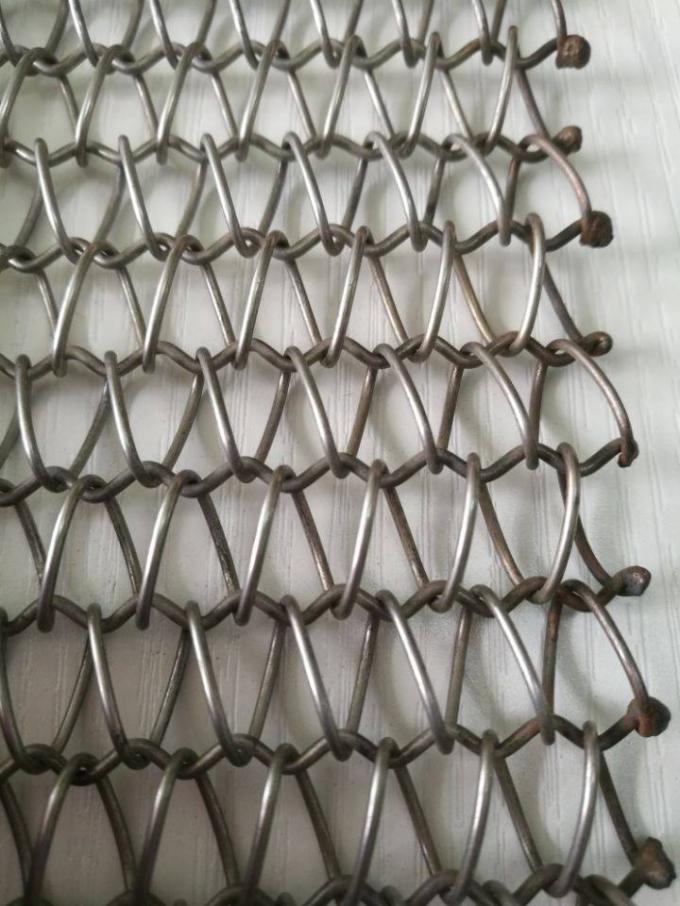 0.5mm-4mm equilibrou SS espirais prendem o forno de túnel de Mesh Belt Conveyor For Bakery 0