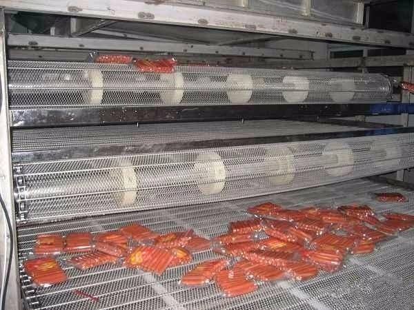 0.5mm-4mm equilibrou SS espirais prendem o forno de túnel de Mesh Belt Conveyor For Bakery 9