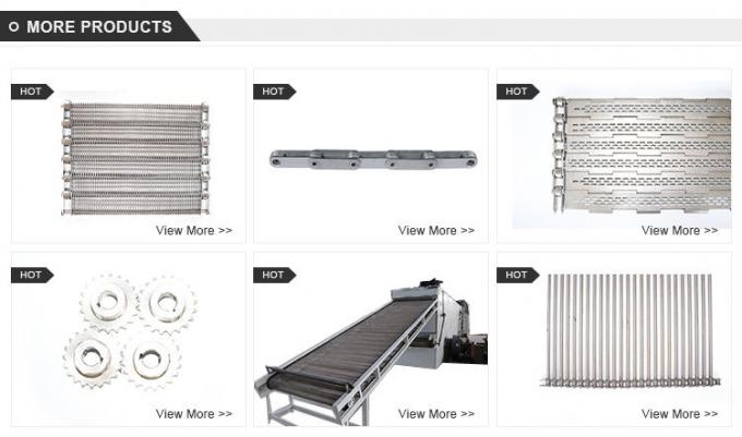 SS304 fio de aço inoxidável Mesh Conveyor Belt Slat Chain 2
