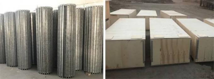 Rede de fio de a&ccedil;o inoxid&aacute;vel articulada ferradura galvanizada da correia transportadora 8